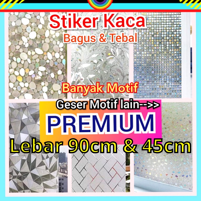 STIKER STICKER KACA HOLOGRAM SUNAST SANAST WALLPAPER WALL WALLPEPER FILM SETIKER GLASS CERMIN MOTIF 
