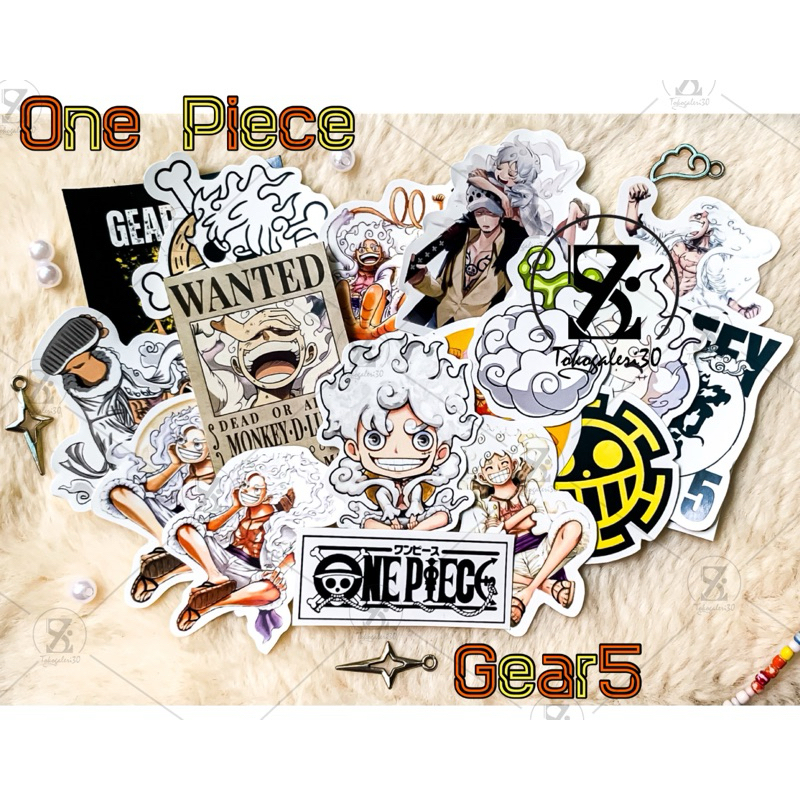 

25PCS STIKER ANIME ONE PIECE MURAH STIKER GEAR5 LUFFY SUDAH CUTTING