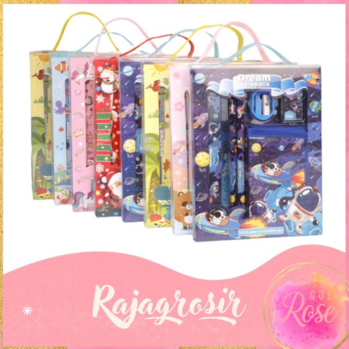 

Penawaran Terpopuler S5926 Stationery Set Alat Tulis Set 6 in 1 Hadiah Souvenir Paket Alat Tulis Dompet Anak Alat Tulis Set Karakter