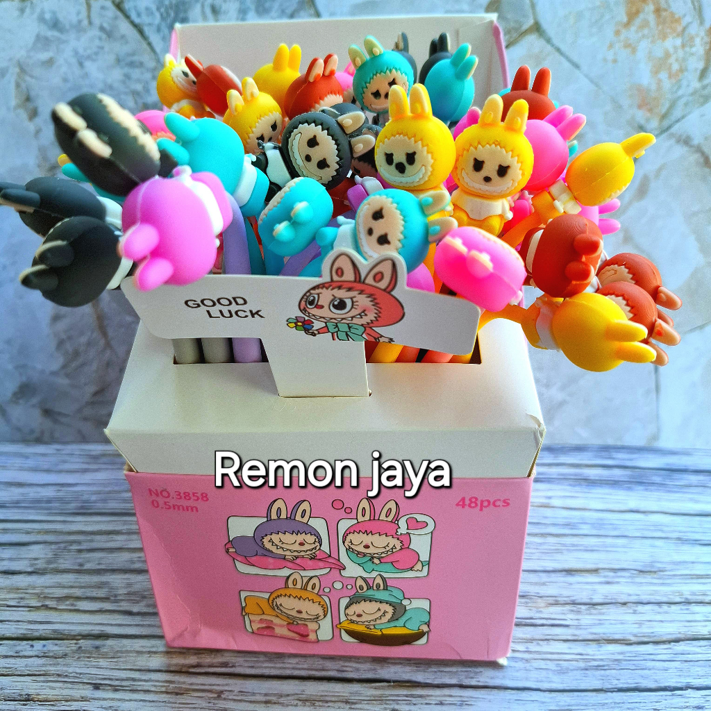 

(1 pen) PEN PENA LENTUR GOYANG ELASTIS SANRIO KUROMI LOTSO LABUBU