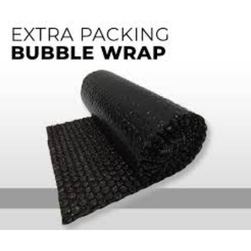

Buble wrap tambahan packing agar barang aman customer pun tenang