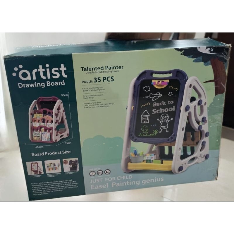 

Artist Drawing Board for Kids: Double-Faced Drawing Board