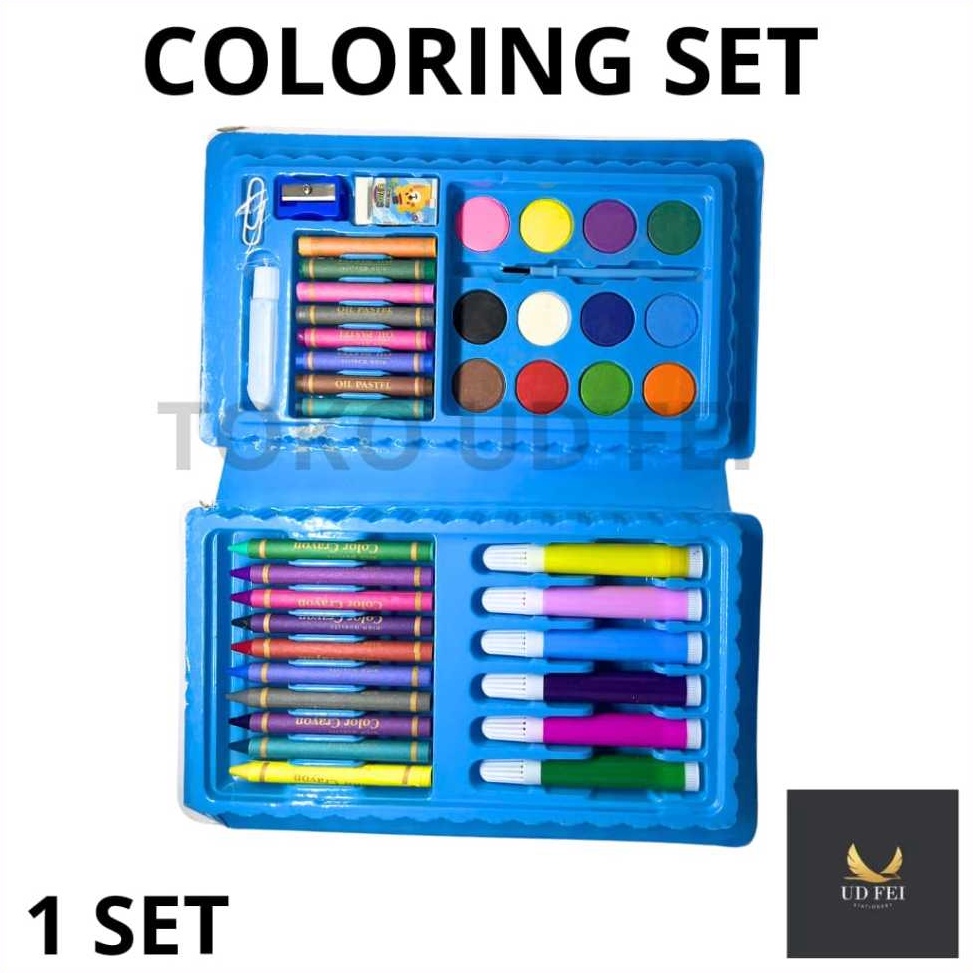 

Kejutan Minggu Ini 1 SET COLORING SET CRAYON MEWARNAI 42PCS CRAYON LUKIS ANAK 42PCS PENSIL WARNA ANAK Pensil Warna Set 42 Pcs Coloring Pencil Bag Crayon Brush Art Painting