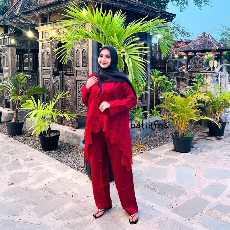 BEST SELLER BATIK FNS- OUTER ATASAN INARA VISCOSE / OUTER VISCOSE / OUTER POLOS VISCOSE