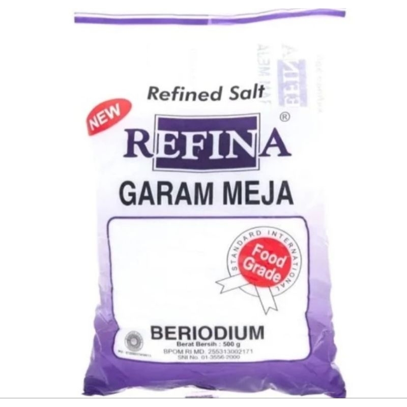 

Refina Garam Meja 500 Gram