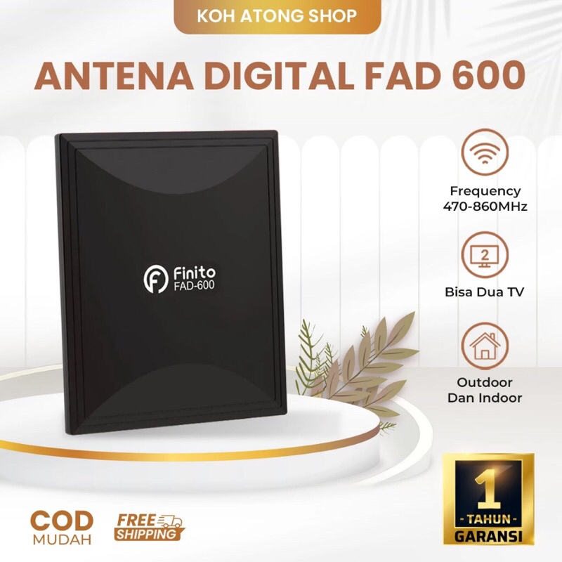 Antena tv digital merk finito FAD-600
