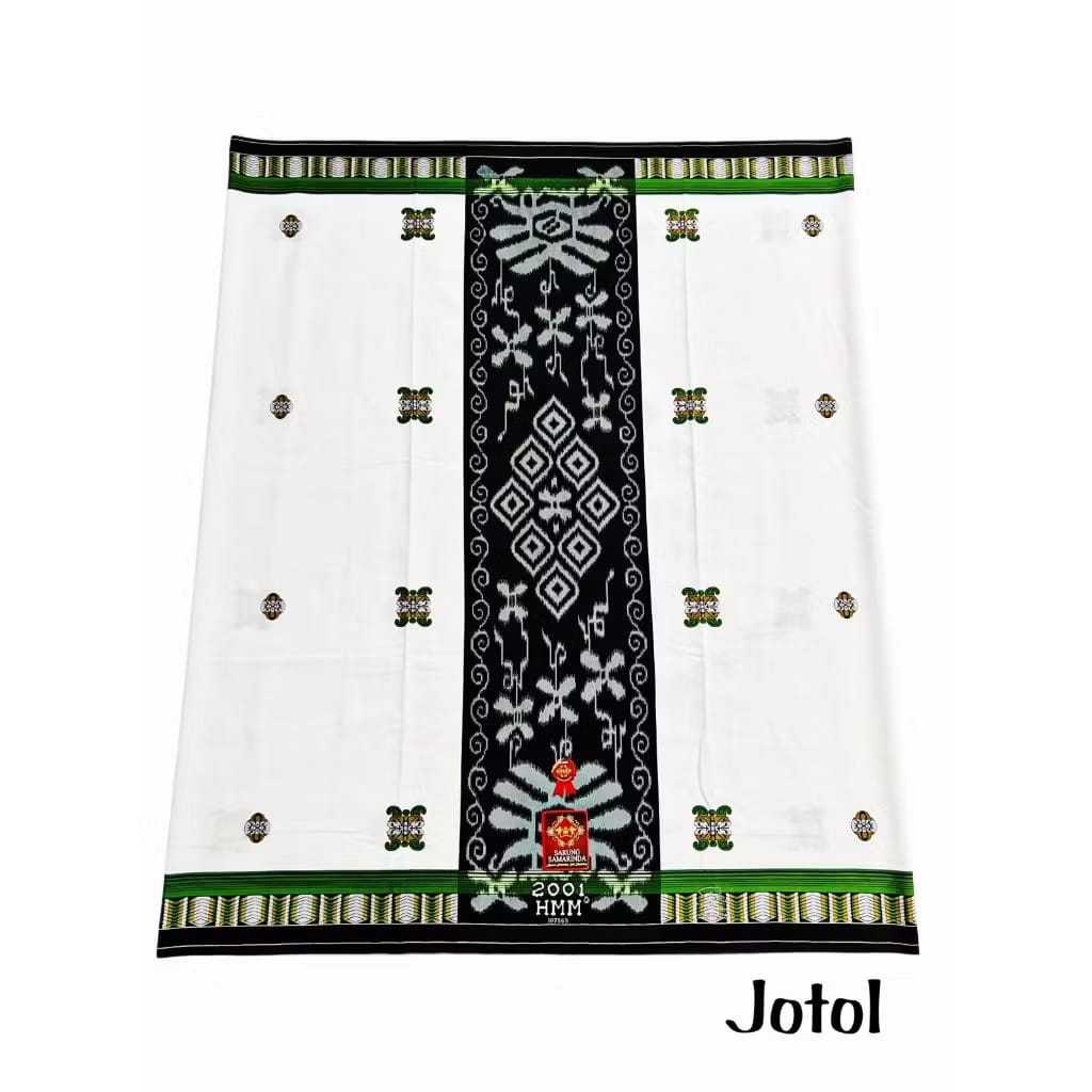 Sarung Samarinda Motif Putih Terbaru 2024/ HMM Putih Polos/Sarung Putih Motif BISA COD