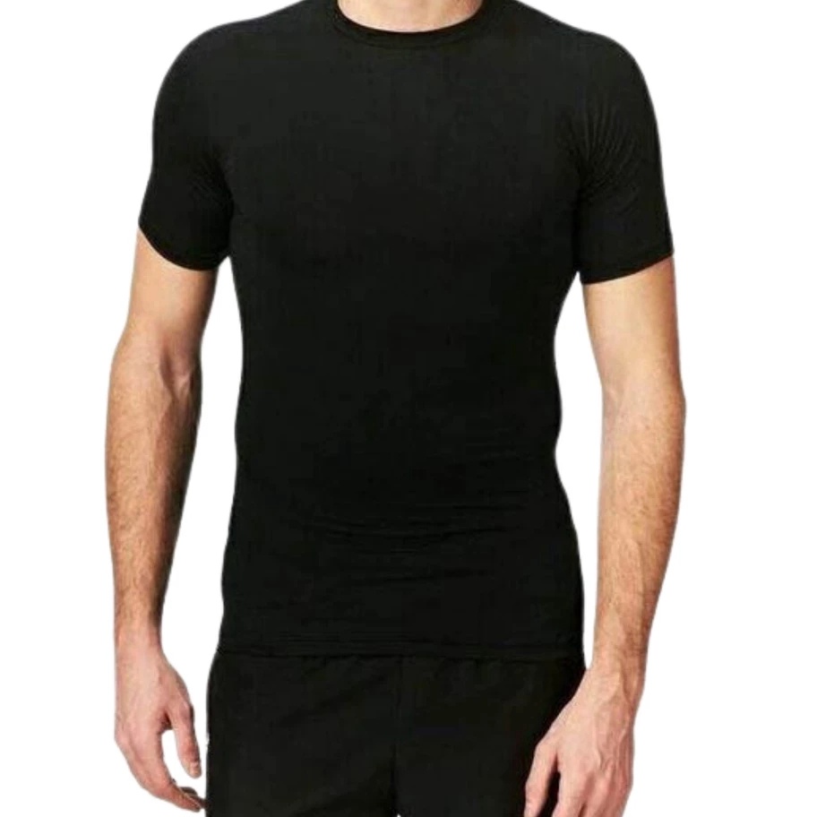 FG2 Baju Manset Pendek Pria Manset Futsal Baju Lari Manset Gym Baju baselayer pendek Fitnes Futsal m