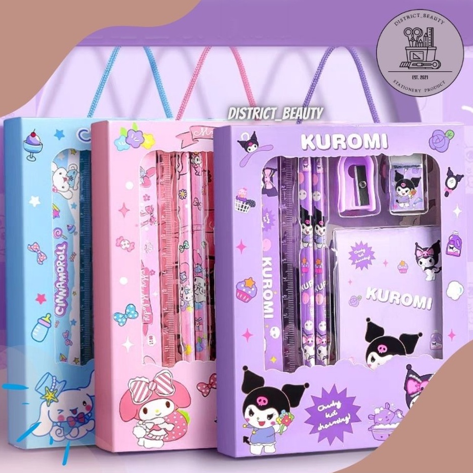 

Banyak Stock PAKET ALAT TULIS TALI 5 IN 1 SANRIO GIFT HAMPERS KADO ANAK TEMA SANRIO STATIONERY SET ATK LUCU TERMURAH