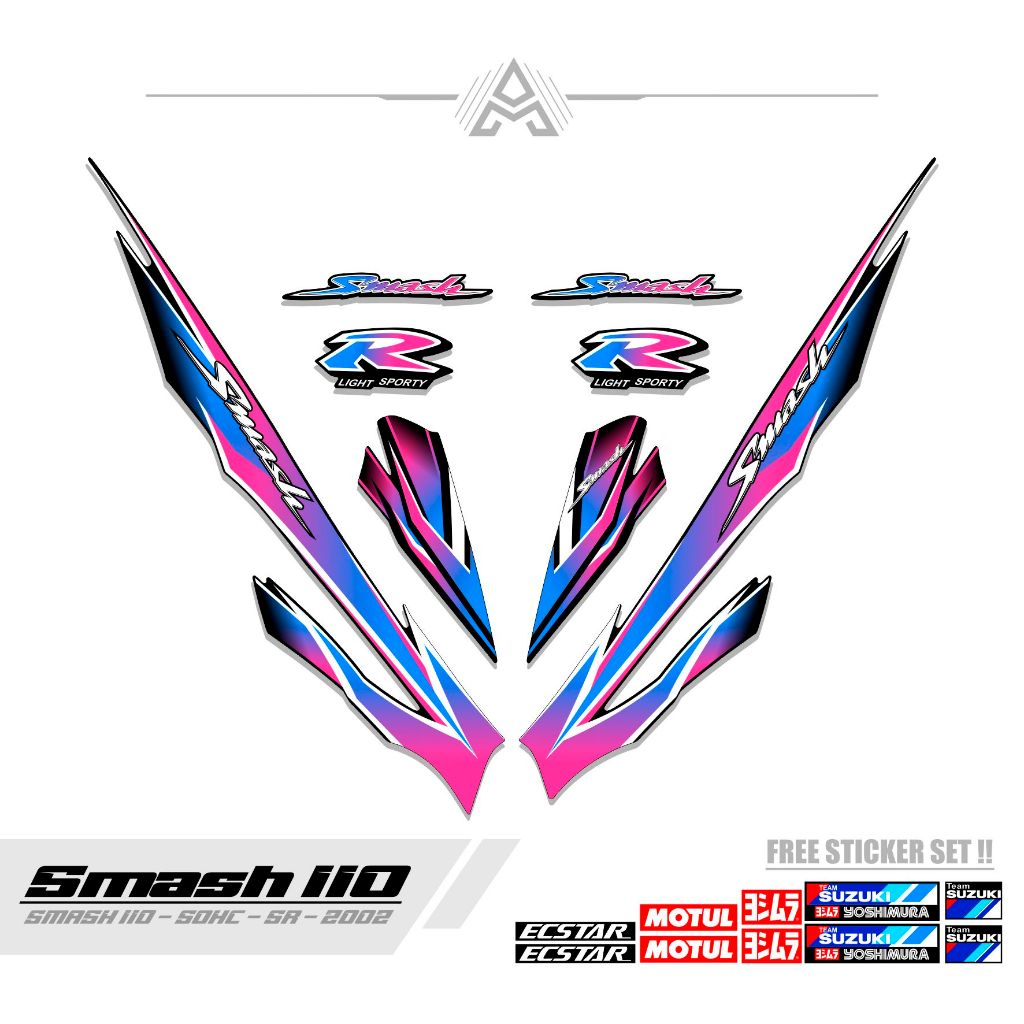 STRIPING SMASH 110 R / MTF 18 / STICKER SMASH 2002 / SETIKER SR / STIKER / STREPING / STIPING / SETR