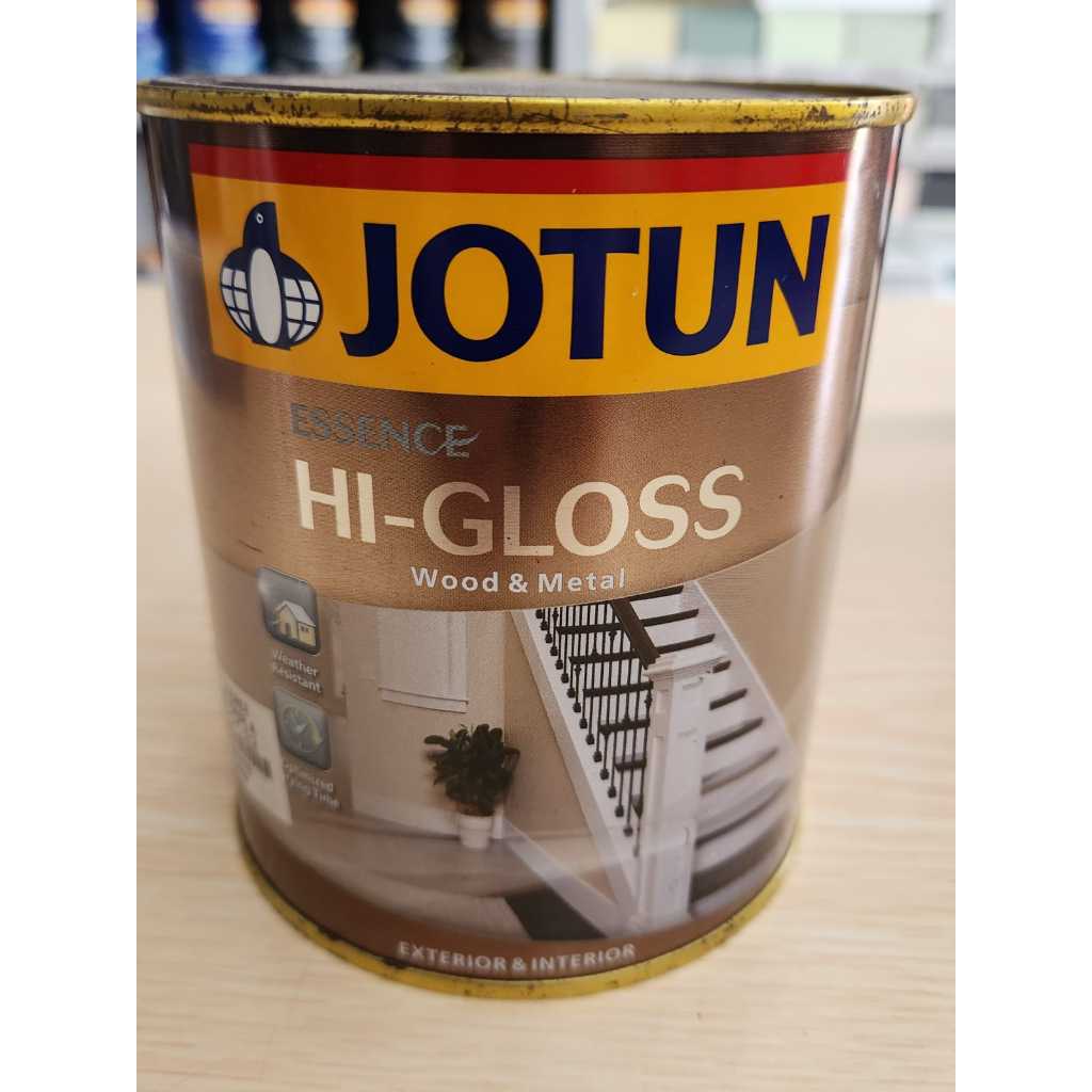 Cat Minyak Kayu & Besi JOTUN Essence HI GLOSS Warna 0001 White ukuran 1 Liter