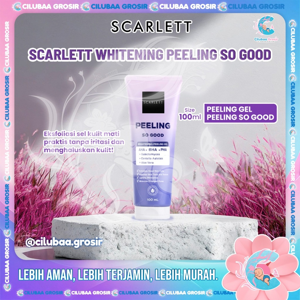 Scarlett Whitening Peeling So Good 100mL || Brightening Peeling Gel