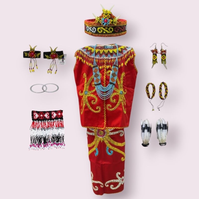 BAJU DAYAK /BAJU ADAT DAYAK TK/BAJU DAYAK