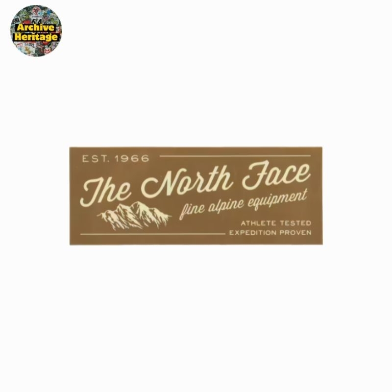 

sticker The North Face TNF Fine Alpine Equipment brand clothing stiker