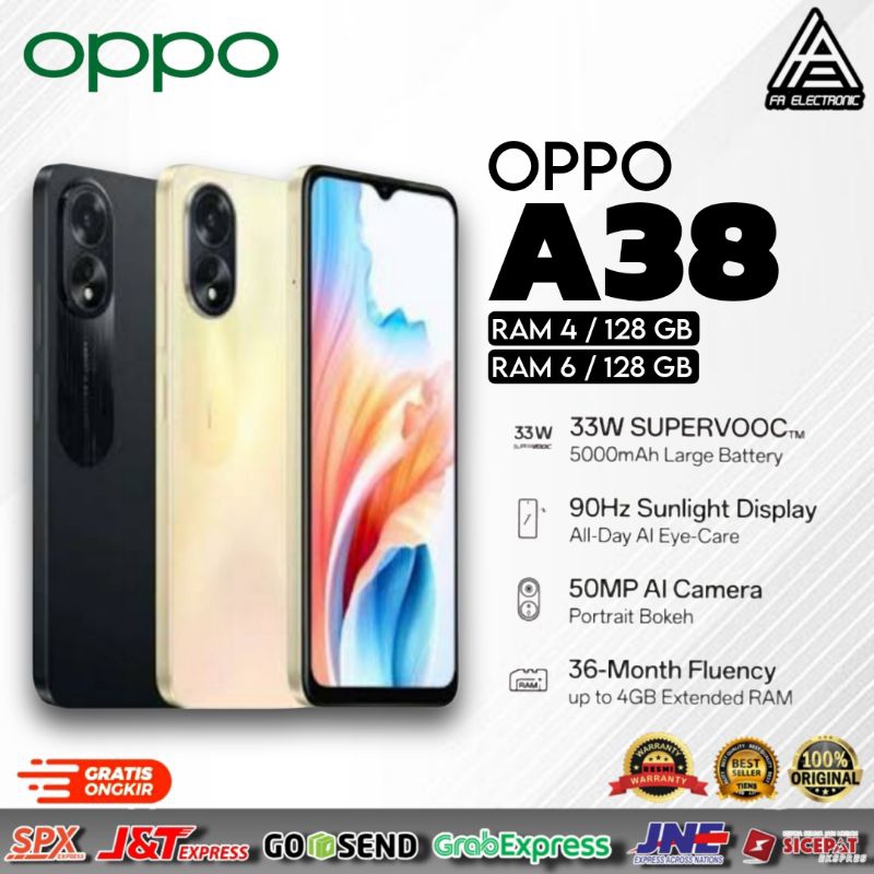 OPPO A38 Ram 4/128 GB / Ram 6/128 GB