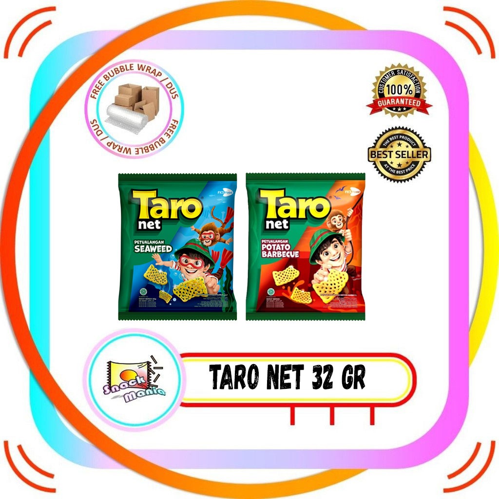 

Taro Net Snack Potato Barbecue | Seaweed 32 gr