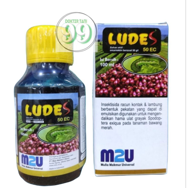 Insektisida Ludes 50 EC 100ml Pembasmi Ulat Paling Ampuh