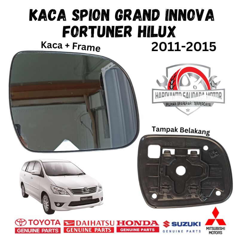 Kaca Spion Grand Innova Fortuner Hilux 2011-2015 Original