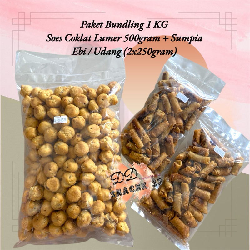 

PAKET BUNDLING SOES COKLAT LUMER + SUMPIA EBI / UDANG