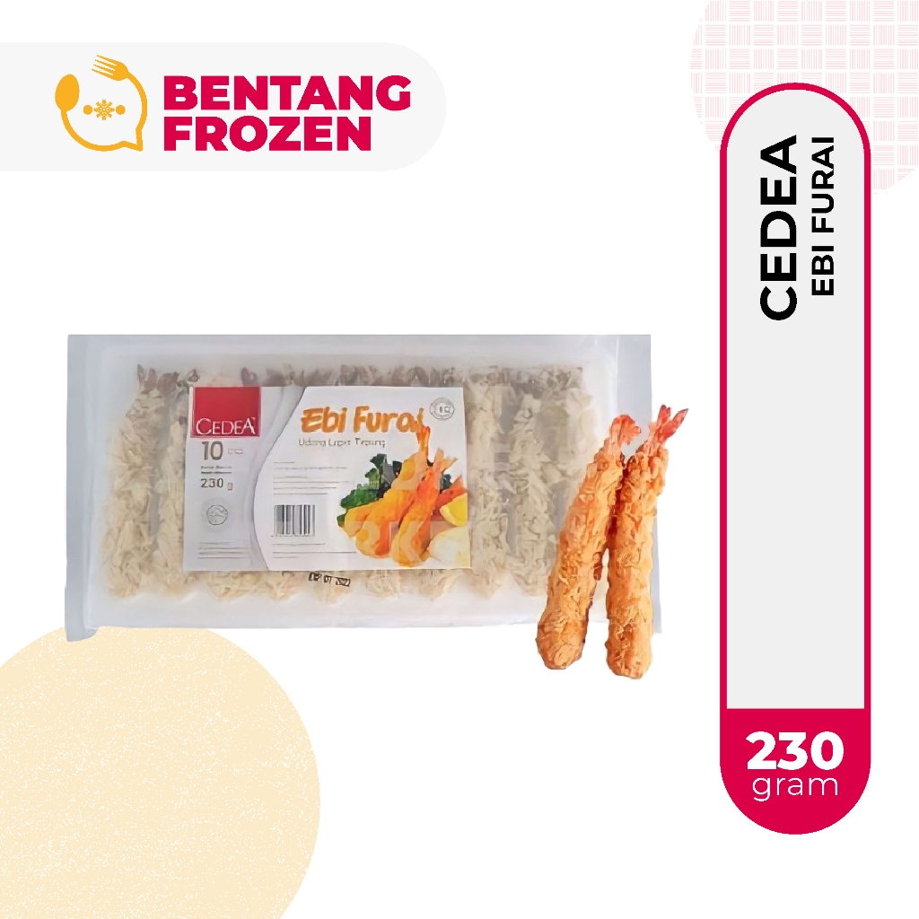 

Cedea Ebi Furai 230gr / Udang Lapis Tepung Frozen