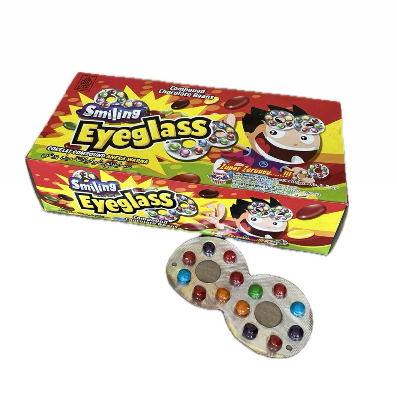 

PERMEN COKELAT KACAMATA SMILING EYEGLASS PACK (40 PCS)
