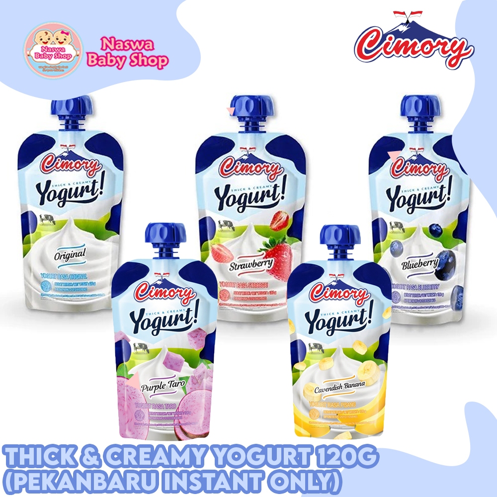 

Cimory Thick & Creamy Yogurt 120g (Pekanbaru Instant Only)
