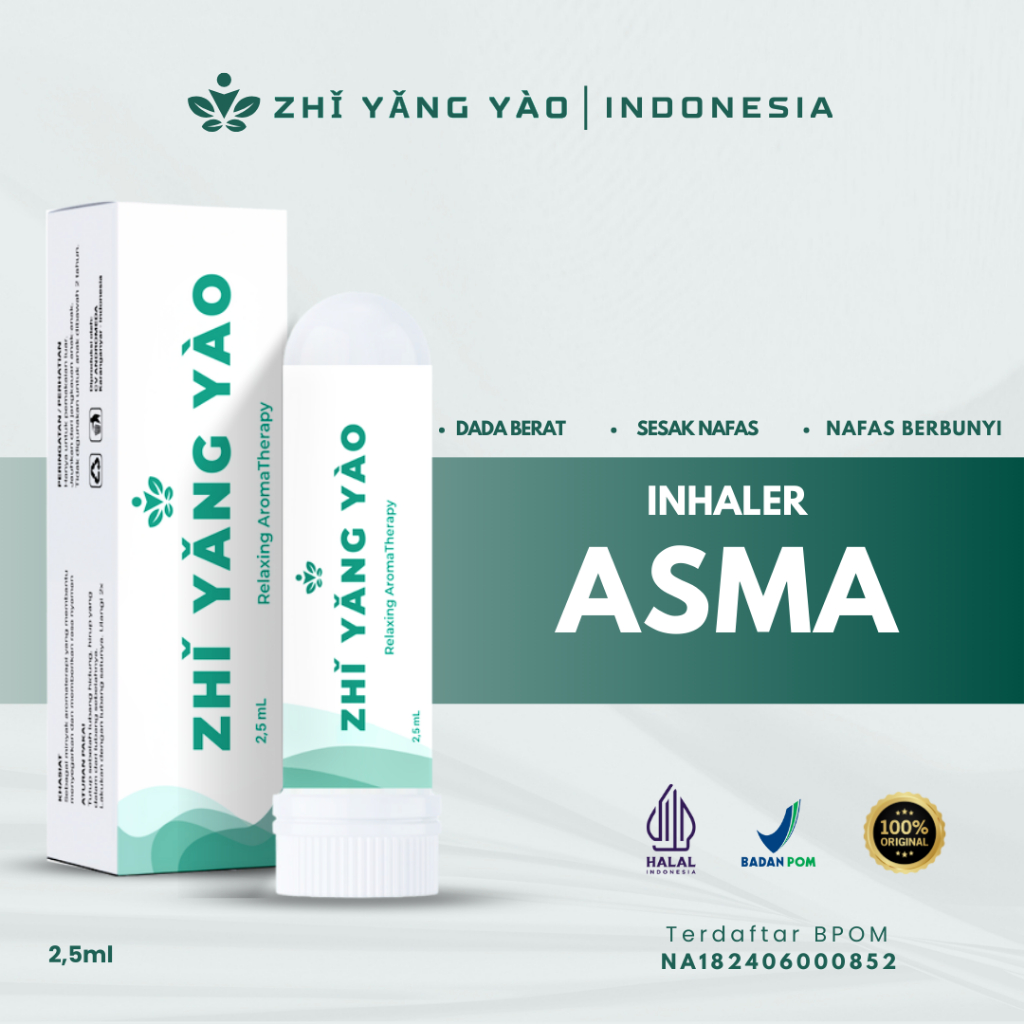 ZHI YANG YAO Inhaler Asma Sesak Nafas Meredakan Gejala Asma Inhaler Asma Semprot Obat Asma Oksigen S