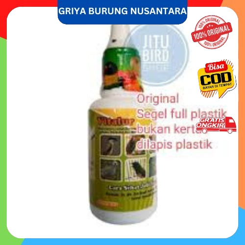 Vitalur Besar 20 Ml Dr. Edi Vitamin Ternak Breeding Burung Murai Batu Kacer Pleci Kenari 63 Penilaia