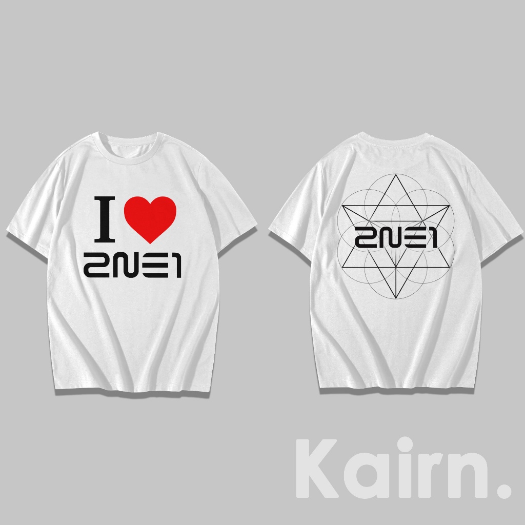 Kaos I Love 2NE1 / Kaos 2ne1 Fansmerch / Kaos Kpop / Kaos Fansmerch