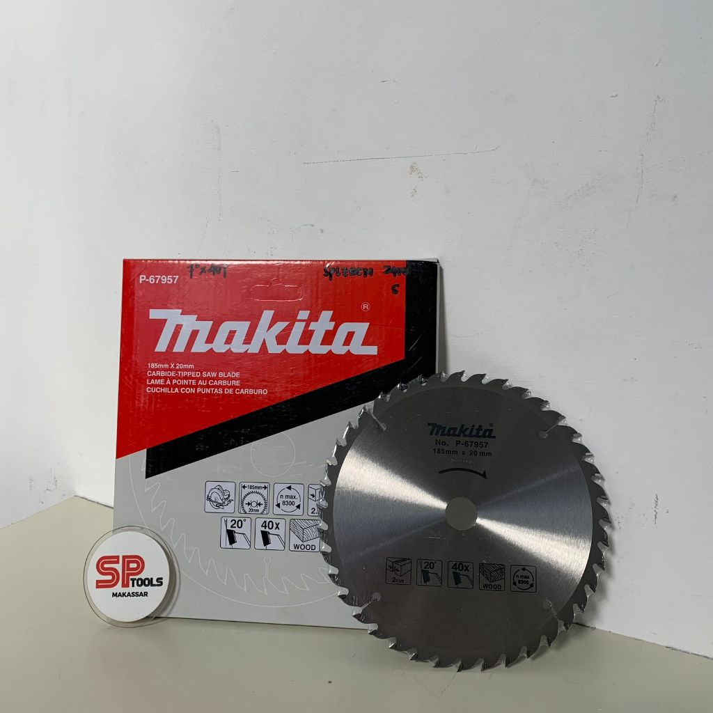 MATA GERGAJI KAYU CIRCULAR SAW MAKITA 7" 7 INCH X 40T ASLI