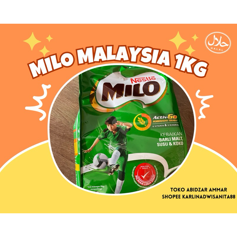

MILO MALAYSIA 1Kg