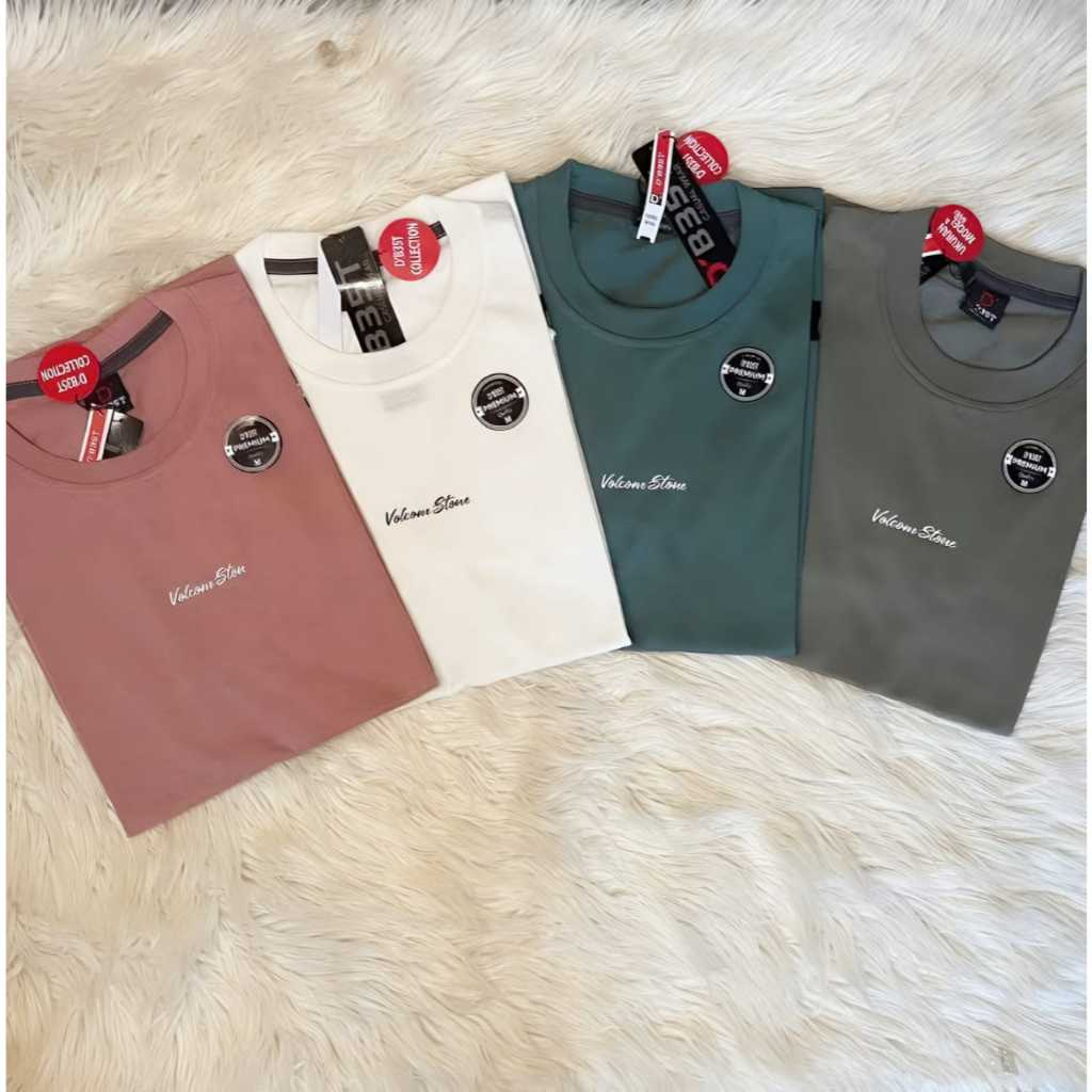 Baju Kaos Pria Distro 24s 100% Premium Tebal - Kaos Polos Pria Kekinian 100 Dapat 4