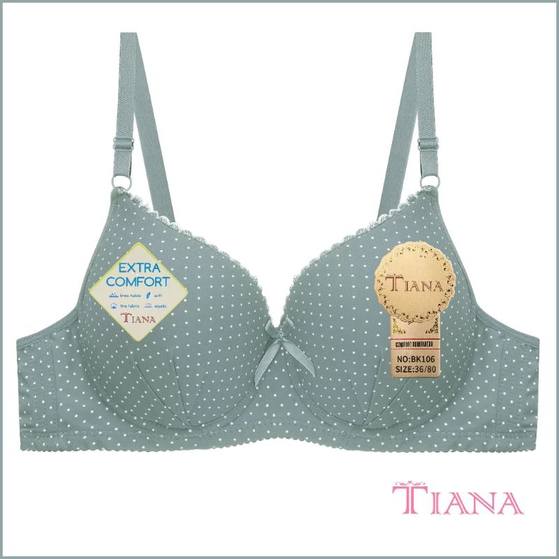 RB1 BK 106 Bra kawat cup C Bra kawat ukuran cup Besar ukuran 38.40.42.44 Kancing 3