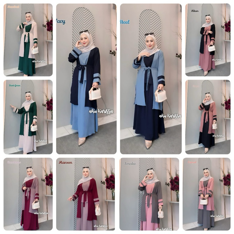 GAMIS SET ROK DIANITA BY AKU KARISSA