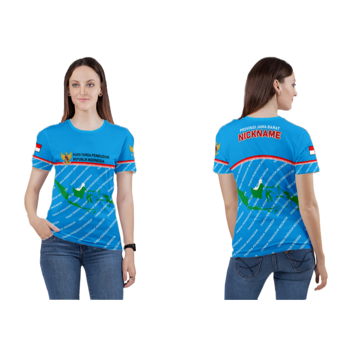 Custom Tshirt Baju Wanita KTP Fullprinting New Design Part 1