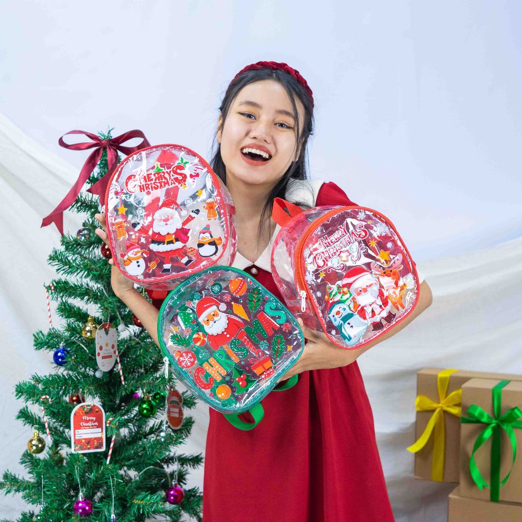 

CLEAR BAG Special Natal / Souvenir Bingkisan Natal BISA BELI SATUAN