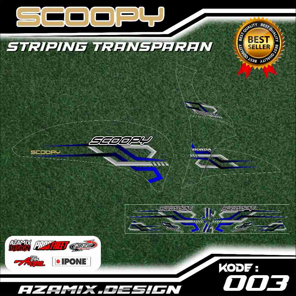 30 STRIPING TRANSPARAN SCOOPY 2021 - STRIPING TRANSPARAN SCOOPY 2021 SIMPLE LIST