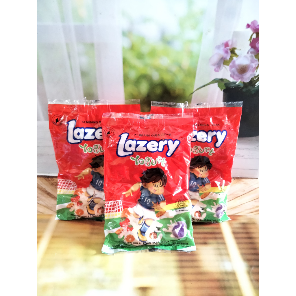 

PERMEN YOGURT LAZERY PERMEN EMPUK ( 1 BUNGKUS ISI 40 BIJI)