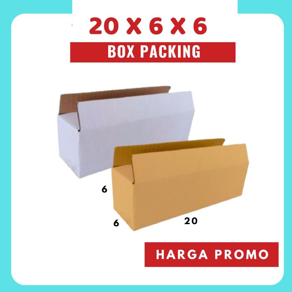 

Box Packing 20x6x6 Kardus A1 Karton Dus Kotak Kemasan Sparepart Jamu Madu Assesoris