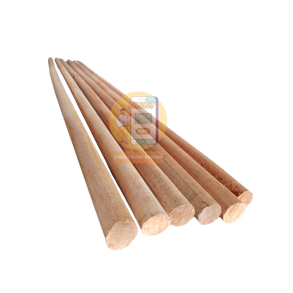 Dowel Kayu Bentuk Bulat Stik - Stick Wood - Dowel Kayu Bulat - Diameter 20mm atau 2cm dan panjang