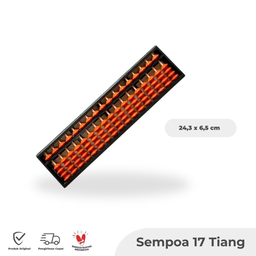 

SEMPOA TOPLA 17 TIANG/ ABACUS ALAT HITUNG