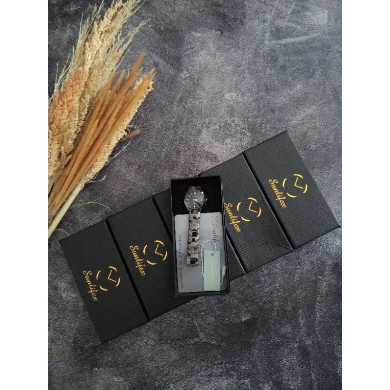 Jam Tangan Sunlifex Cewek // Jam Tangan Rantai - Jam Tangan Kulit