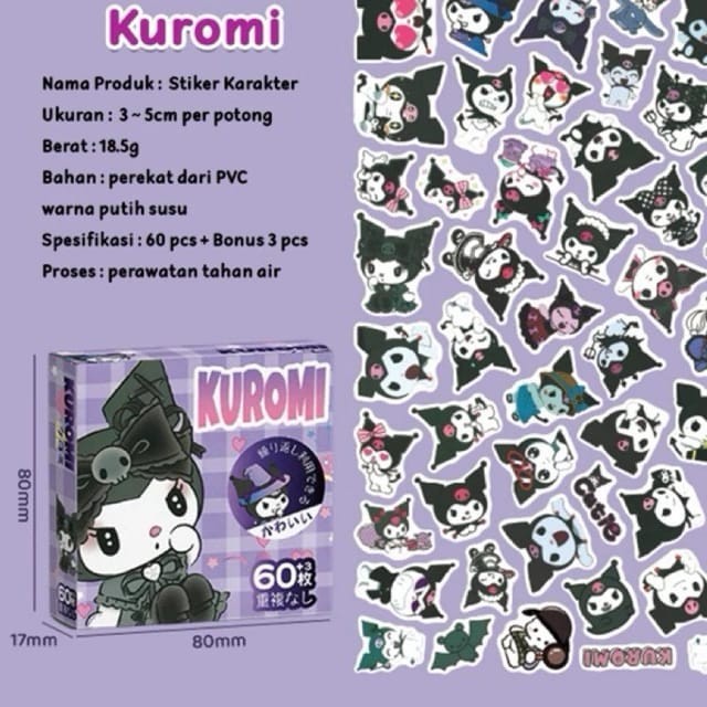 

Sticker Lucu Motif Kartun Korea Aesthetic