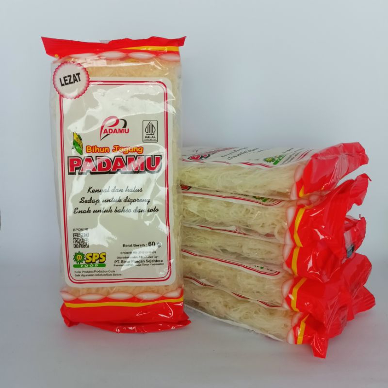 

BIHUN JAGUNG PADAMU KEMASAN EKONOMIS 60gr [OREN]