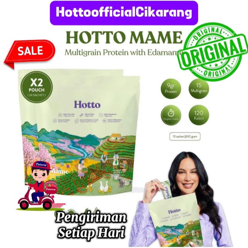 

PROMO!!!!! Hotto MAME Multigrain (Meal Replacement) 2 Pouch (24sachet) Ori