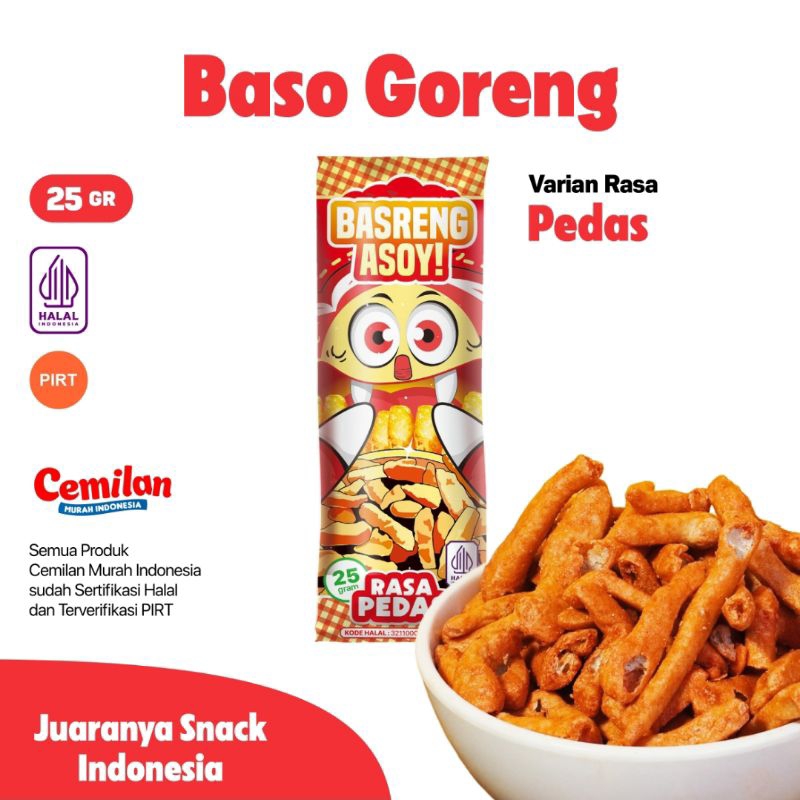 

Basreng rasa Pedas 25gr - Snack CMI