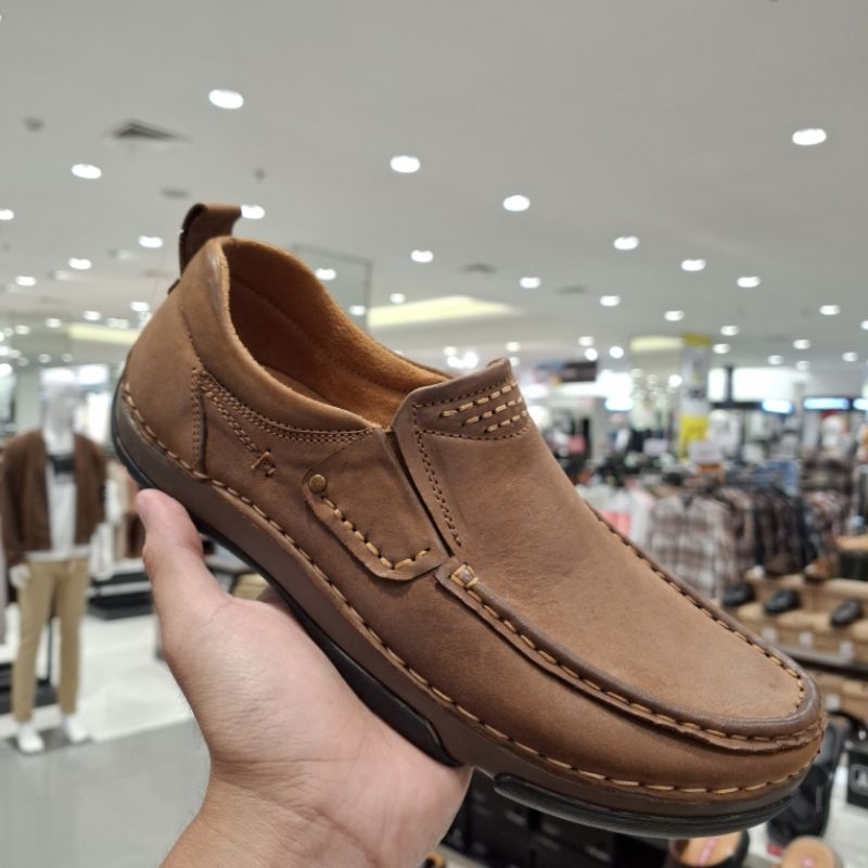 [JIM JOKER] Sepatu casual pria bahan kulit comfort original brand Uk 39-43