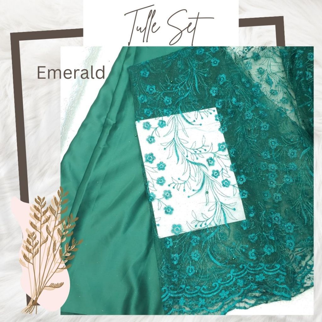 Rb Kain Bridesmaid Paket / Paket Bridesmaid Dress (Brokat Tile + Satin Velvet ) / Kain Bridesmaid /