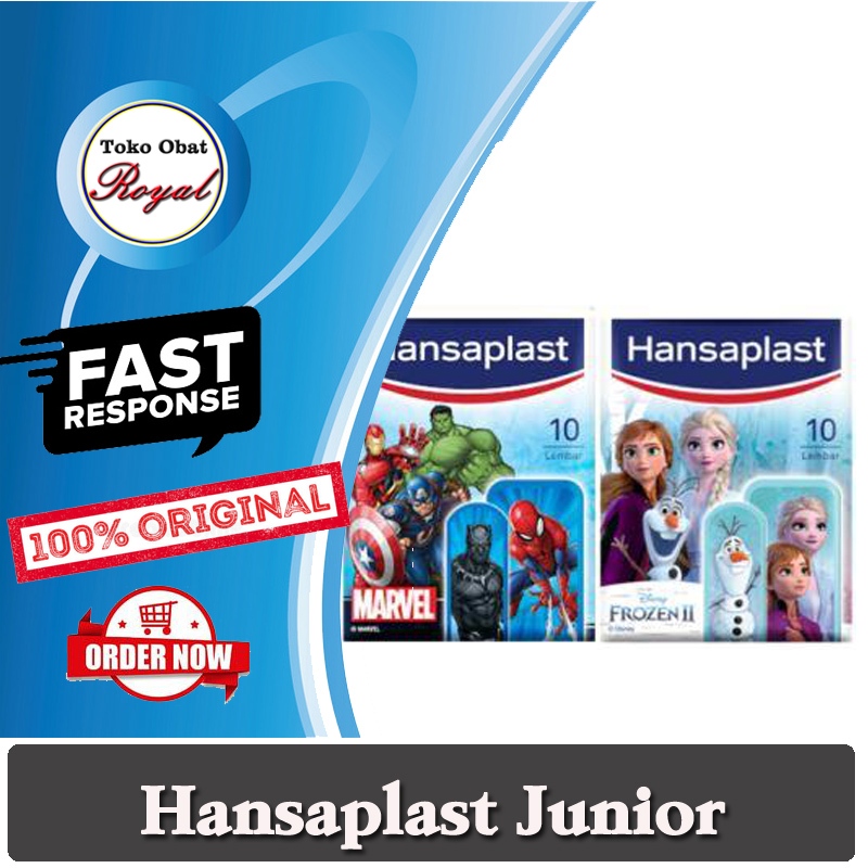 Hansaplast Junior Plester Luka Anak Gambar Lucu