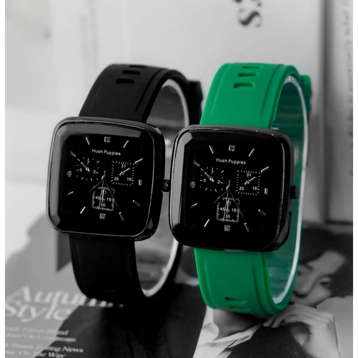 WBS Jam Tangan Pria Wanita Sport Chrono Korea Fashion Quartz Silikon Rubber Analog Watch